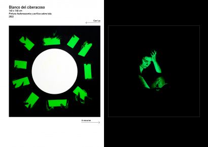 Target of cyberbullying - a Paint Artowrk by Vidaña